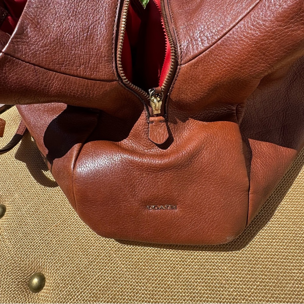 Coach Madison Brown Leather Hobo Bag Style 24621 Slouchy Large - Picture 12 of 16